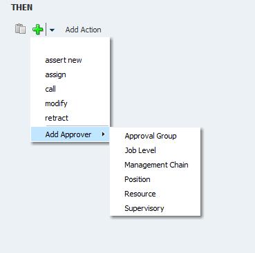 Select the action you want to add from the displayed list as shown in Figure 9-25.