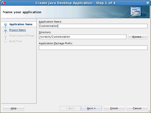 Appendix C How to Customize an Application Figure C-1 Creating an ADF Project in JDeveloper 2. Create a Java class and name it WorkspaceCustomisationImpl. 3. Include Worklist Application JAR files.