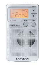 back-lit display, clock over DAB or RDS, rotary volume control, stereo earphone socket, Plays onrechargable end dry cell batteries, long battery life, incl adaptor.