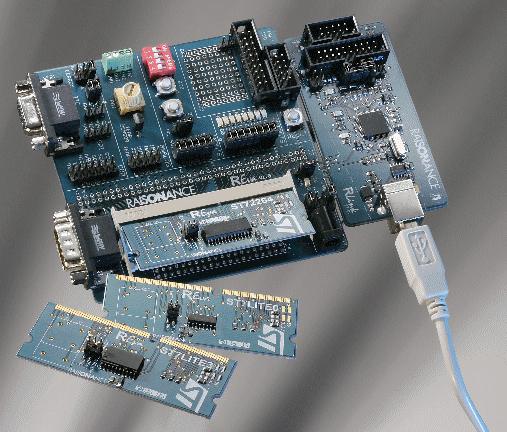 STM8-SK/RAIS STM8-D/RAIS ST7-SK/RAIS ST7-D/RAIS Features Raisonance s complete, low-cost starter kits for STM8 and ST7 Embedded RLink USB interface to host PC In-circuit debugging and programming