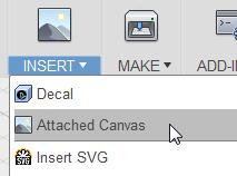 6. Click Hide Data Panel. Step 2: Attach a Canvas 1. Click File > New Design. 2. Click Insert > Attached Canvas.