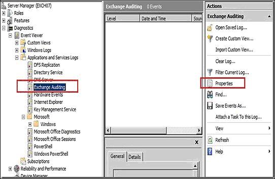 Configuration Guide For more information about Exchange mailbox access auditing, see http://www.msexchange.
