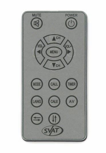 REMOTE CONTROL 1 Mute Turns audio off. 2. Power Turns off power to LCD Screen. 3.