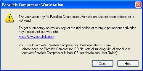 3BActivating Parallels Compressor 21 Activating Parallels Compressor in Host OS If Parallels Compressor was installed in the host operating system, it should be activated on the host.