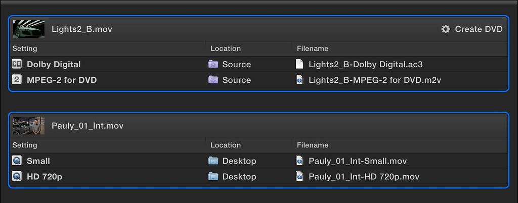 Simple transcoding 3 Simple transcoding overview When you add a source file to Compressor and apply output instructions (all done in Current view), you create a transcoding job.