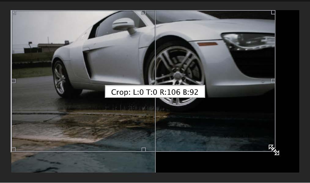 Crop or pad the video frame There are multiple ways you can customize the frame size of a source clip during transcoding.