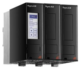 THYRO-AX SCR POWER CONTROLLER, 16 TO 1500 A Thyro-AX 1A Thyro-AX 2A Thyro-AX 3A Resistive and transformer loads Flexible connection technology USB 2.