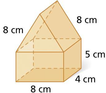 Give your answer in terms of and rounded to the nearest tenth. B = h = Example 6: Finding Volumes of Composite Three-Dimensional Figures.