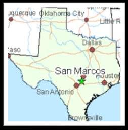 City of San Marcos TX Population 60,000 Aquifer water supply