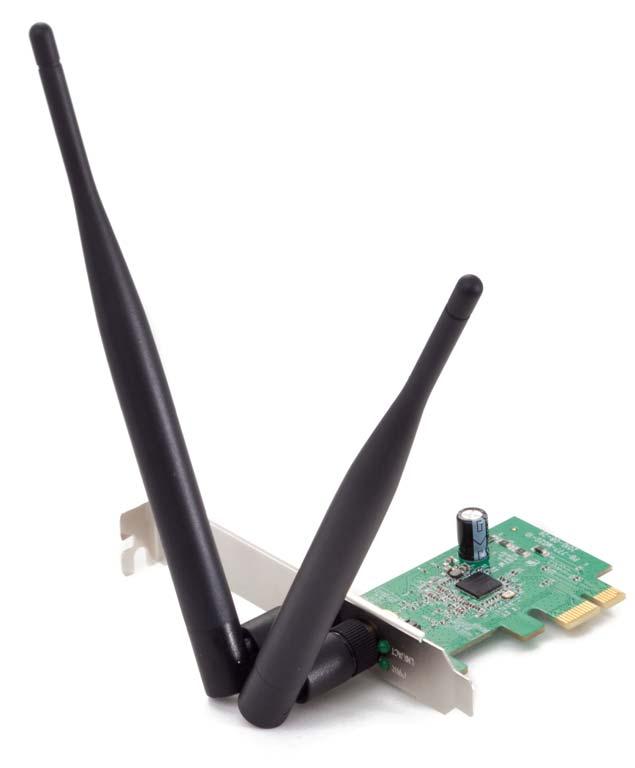 Chapter 1 Overview Thank you for choosing Rosewill s 802.11n 2T2R Wireless PCI-Express adapter RNX-N250PCE. RNX-N250PCE is a powerful 300Mbps Adapter for PCs without any hassle.