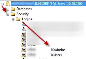 Step 1: Log On to the SQL Server as the Database Owner (dbo) Your SQL Server is the machine that hosts your Junxure database and has the SQL Server Management Studio installed.