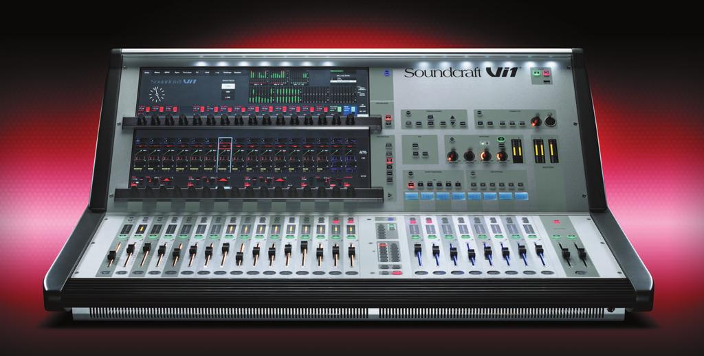 Mixes the show without maxing the budget. The affordable Vi1 may be the baby of Soundcraft s Vi Series digital live sound console range, but it s fully grown up when it comes to features.