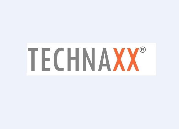 The Technaxx logo appears on the startup display.