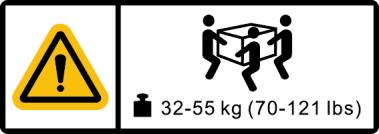 Weight label The SUN2000 is heavy and needs to be carried by multiple persons.