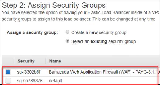created by the AWS Marketplace deployment of the device. 7. Click Next: Conﬁgure Security Settings. 8.