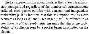 1. Packet Transmission Probability i, k