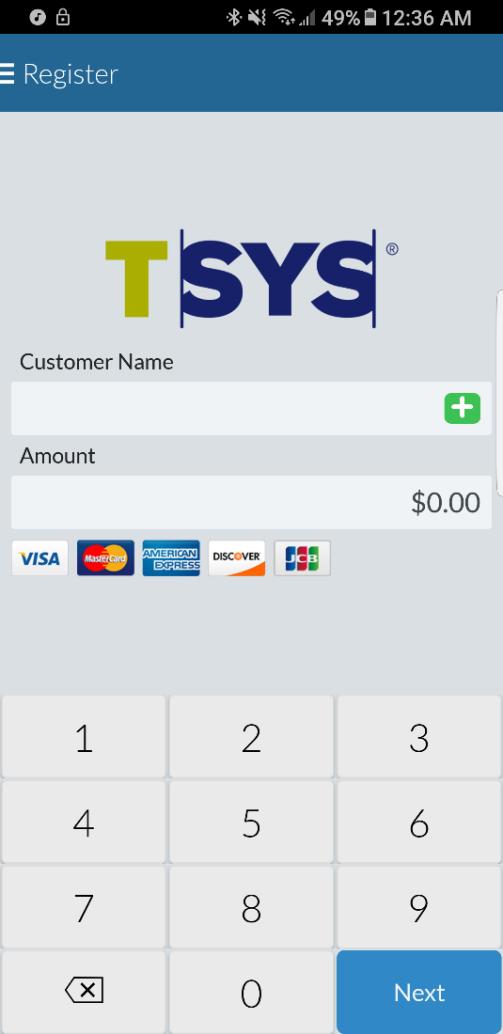 Add a Customer to a Transaction 1.