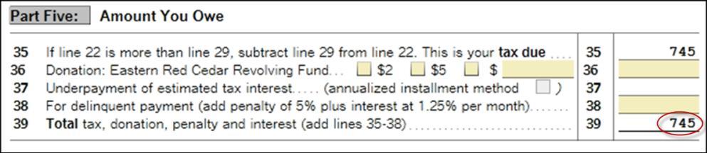 9) You can find the amount of your refund on your original Oklahoma tax return on Form 511, Line 30.