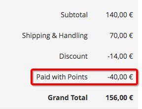 3.2 Viewing Orders with Reward Points transactions Customers can login to the site and navigate to the My Orders section to check orders with reward points transactions.