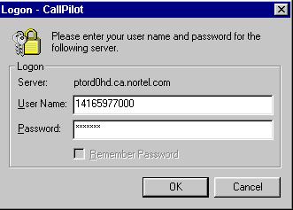 Logging in to CallPilot When you log in to your e-mail, you can log in to CallPilot at the same time. 1 Open your Internet e-mail.