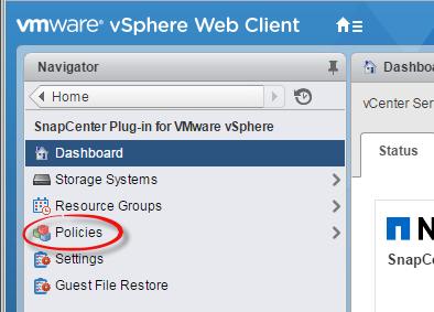 28 Data Protection Guide for VMs and Datastores using the SnapCenter Plug-in for VMware vsphere 5. Click Add.