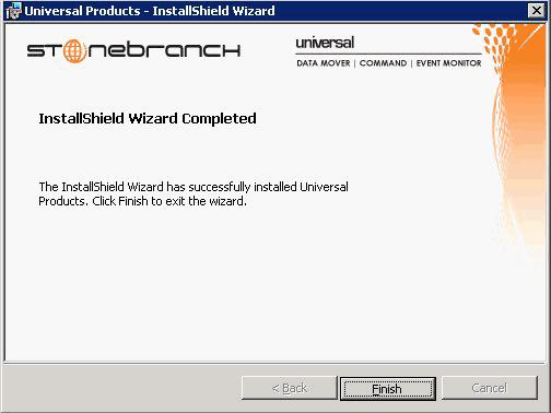 Stonebranch Solutions for Windows Installation The install provides the RUNBROKERASUSER, BROKERUID, and BROKERPWD command line options to override the default behavior described above.