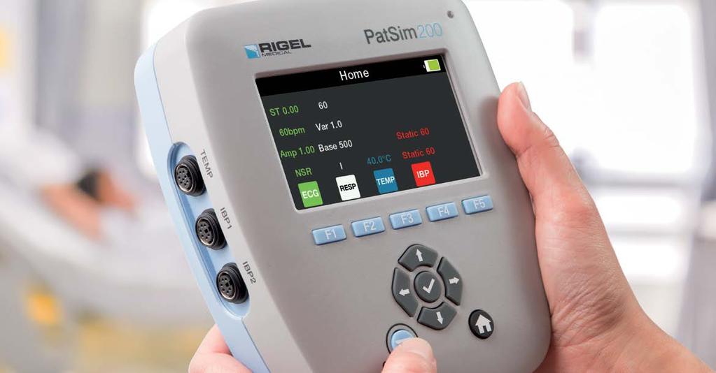 PatSim200 A cost-effective, easy to use patient simulator. The new Rigel PatSim200 was designed to make every patient simulation, quicker.