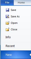 standard formatting tools: if you place the cursor over an option its function is displayed in a small text box.