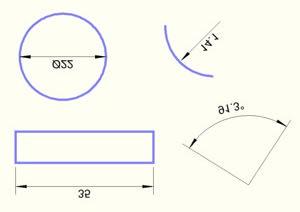 How to draw dimensions Seite 12 von 56 The dimension function allows you to create simple dimensions on your drawing: A dimension has 2 or 3 control-points, depending of the dimensioning type.