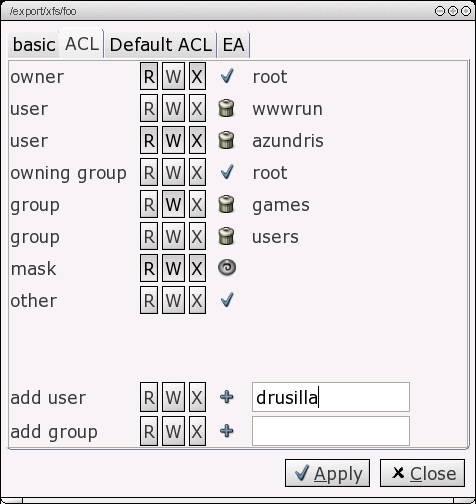 About ACL s Access Control Lists Extended permission sets.