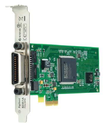 MB/s power consumption instruments (max) applications for PCIe based PCs or The Agilent 82351A PCIe -GPIB interface card is designed for integration into next generation PCs transmission for various