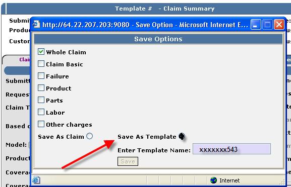 4 - Claim Template Maintenance Template Overview Claim Templates are an iwarranty method that can be used to save time and avoid repetitive claim entry for claims with common information.