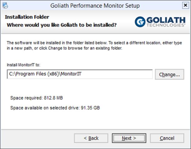 9. Verify that the installation settings are correct, if so select Next to proceed with