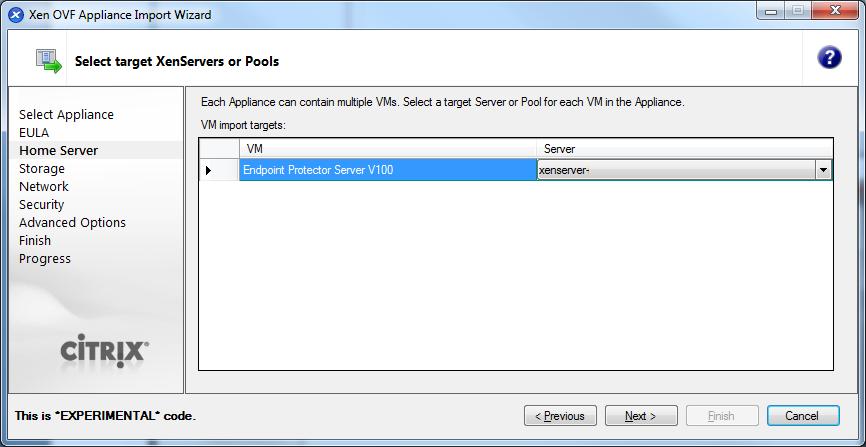 15 Endpoint Protector Virtual Appliance User Manual 4. Select the OVF file 5. Press the Next button 6.
