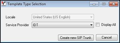 Note that the newly created SIP Line may not immediately appear in the Navigation pane until the configuration was saved, closed and reopened