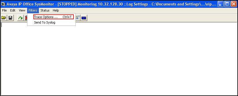 8.2. Avaya IP Office Monitor The Monitor application can be used to monitor and troubleshoot Avaya IP Office.