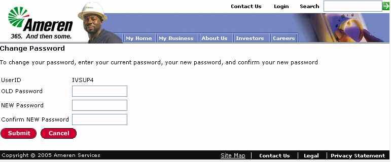 Section -3 Change Your Password Click the Negotiations tab, and then click the Change