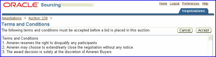 Refer to Section 5- if you need instructions on how to open the Auction.