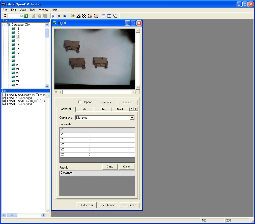OpenCV Provider User s Guide - 144-5. OcvTester 5.1. Outline OcvTester is an application using OpenCV provider to perform image-processing process interactivel.