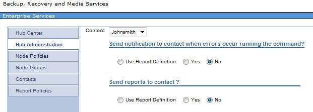 For each contact, you can specify the information that is shown in Figure 16. Figure 16 New contact details The email address that you enter is used for SMTP notifications.