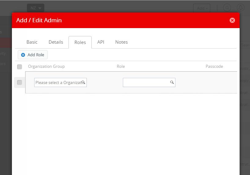 SelectAccounts > Administrators > List View and select Add User. 2. Fill in all required fields on the Basic tab.