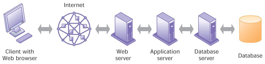 LINKING INTERNAL DATABASES TO THE WEB Users access an organization s