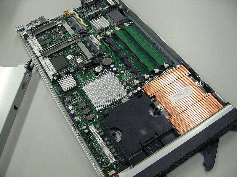 A blade server is a stripped down server computer with a modular design