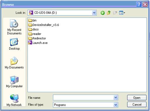 Click the START button on your computer task bar, and click Run. 2. Click Browse and select the CD-ROM drive. The Browse screen should look like Fig. 3 below. Fig. 3 3.