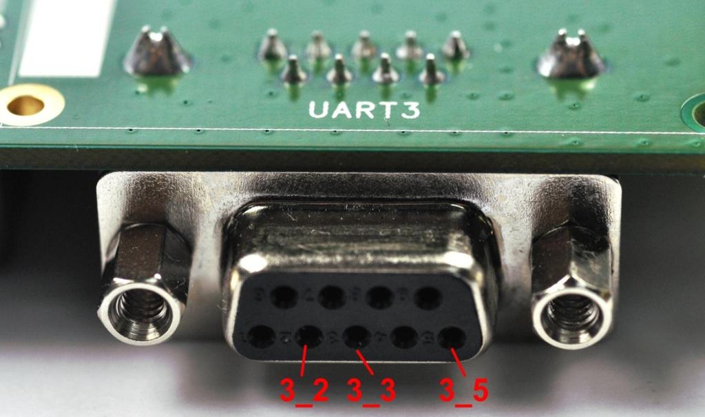 3.7. UART3 Port Table 9: Pins of UART3 Port Figure 10: UART3 Port Pin No.