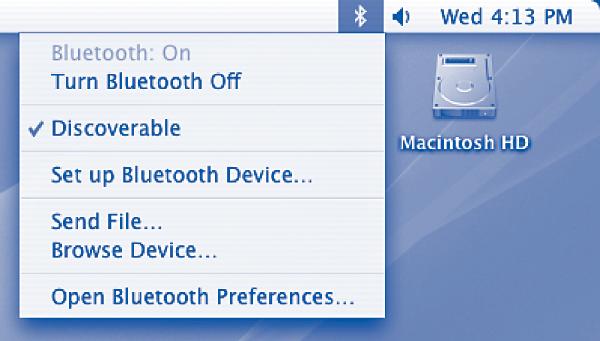 33348_BlueToothUSB.qxd 7/21/05 6:58 PM Page 10 Connecting a Bluetooth Mouse or Keyboard To start a Bluetooth connection with a mouse or keyboard: Setting Up Additional Bluetooth Devices 1.