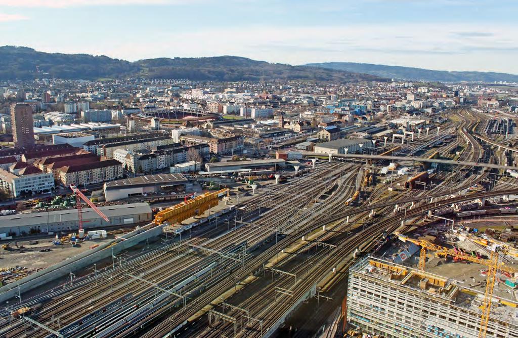 Zurich Cross - City Link, Section 1 Letzigraben Bridge, Pier L4 L15 SBB SBB Infrastruktur