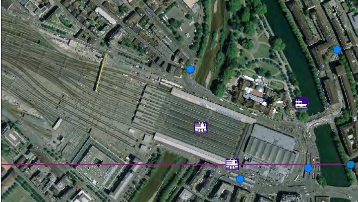 Zurich Cross - City Link, Section