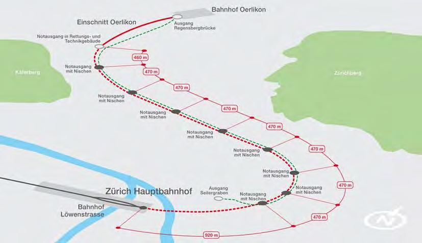 Zurich Cross - City Link, Section 3