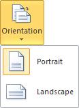 Figure 47 Margins Tab of the Page Setup Dialog Changing the Page Orientation In Excel, you can print a worksheet in either portrait or landscape orientation.